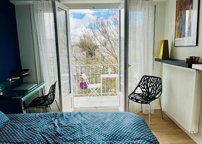 公寓 Champs De Mars 1 Proche Centre Ville, Balcon Et Parking